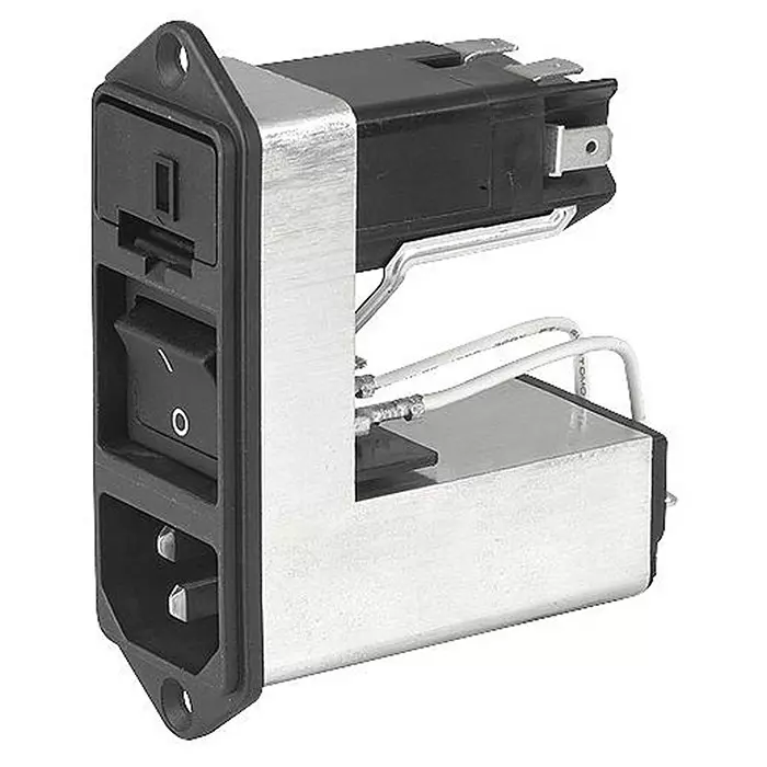 SCHURTER Inlet Filter, Iec, C14, Cd, 2A, CD24.4101.151