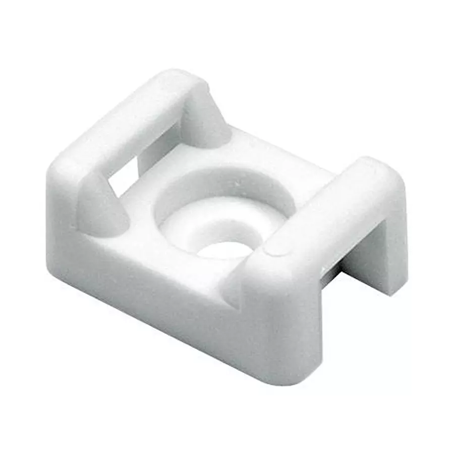 HELLERMANNTYTON Cable Tie Mount, 5 mm, Nylon 6.6, CTM010C2 (Pack of 100)
