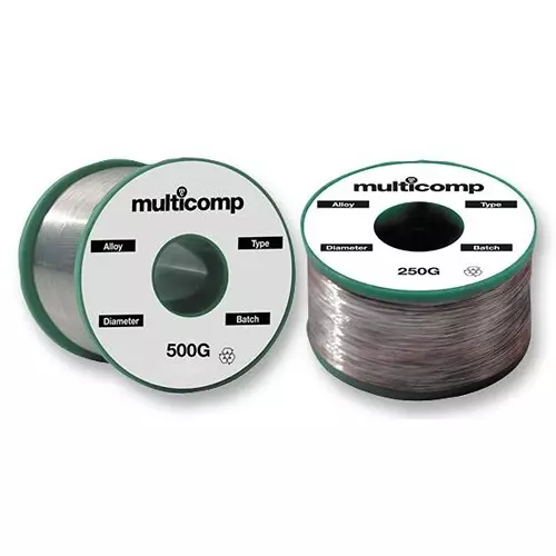 Multicomp SOLDER WIRE, LEAD FREE, 1.2MM, 500G, 812026