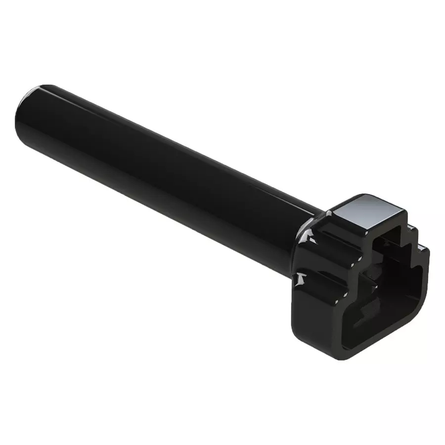 AMPHENOL SINE/TUCHEL BOOT, THERMOPLASTIC, 3POS, BLACK, ATM3S-BT-BK