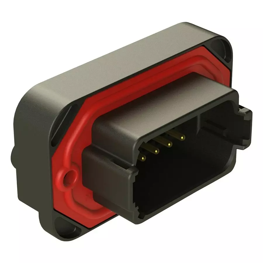 AMPHENOL SINE/TUCHEL AUTOMOTIVE CONN, 12POS, RCPT, 13A, 250V, AT15-12PB-BM01