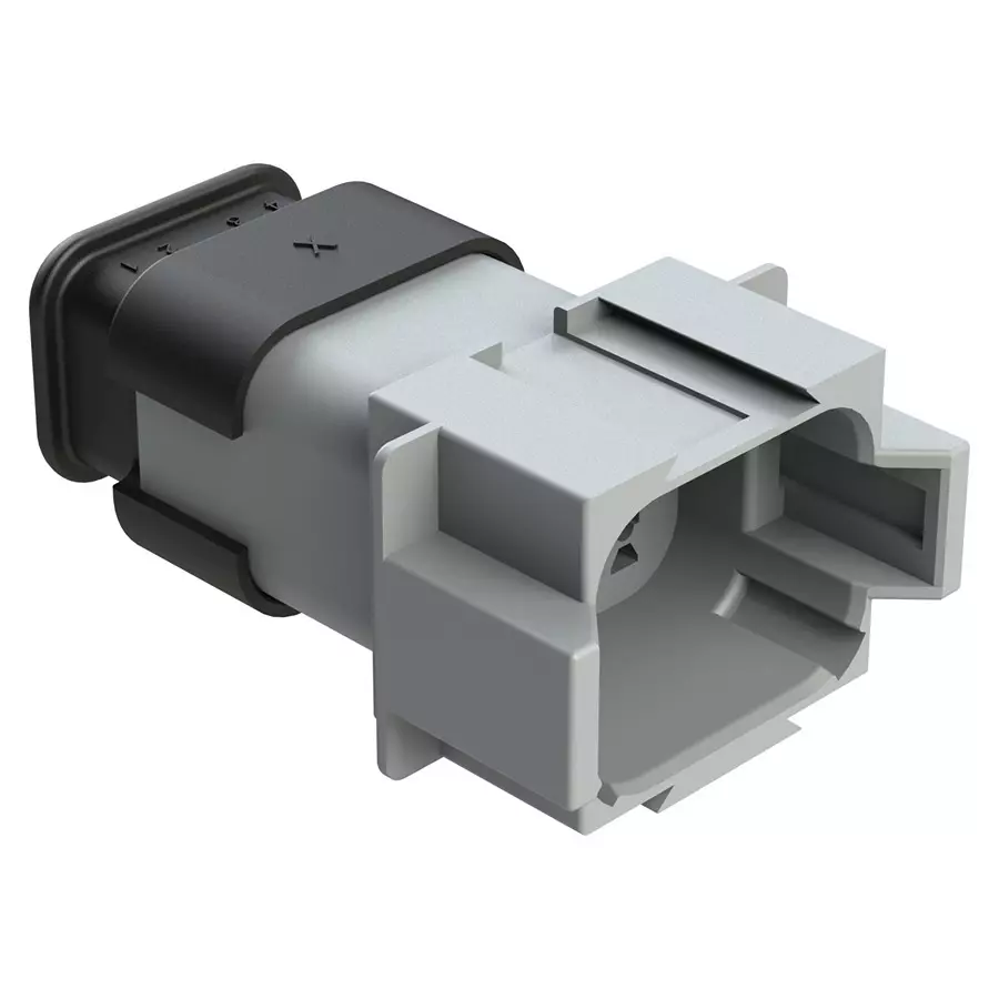 AMPHENOL SINE/TUCHEL AUTOMOTIVE HOUSING, RCPT, 8POS, 13A, AT04-08PA-SRGRY