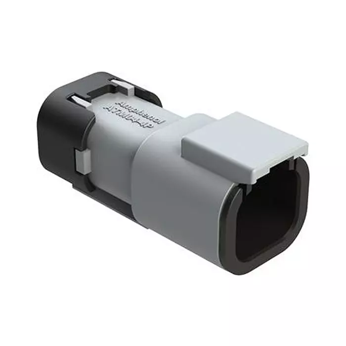 AMPHENOL SINE/TUCHEL AUTOMOTIVE HOUSING, RCPT, 4POS, 7.5A, ATM04-4P-SF01.