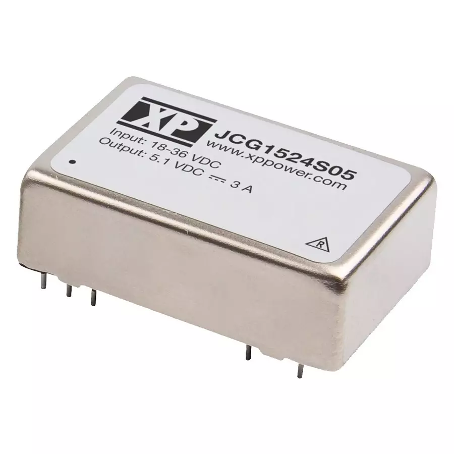 XP POWER DC/DC CONVERTER, 15W, DUAL OUTPUT, JCG1524D15