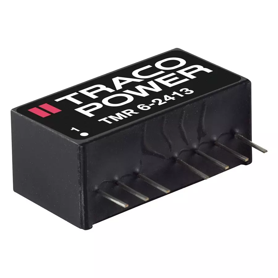 TRACO POWER DC/DC CONVERTER, 1 O/P, 0.5A, 12V, TMR 6-0512