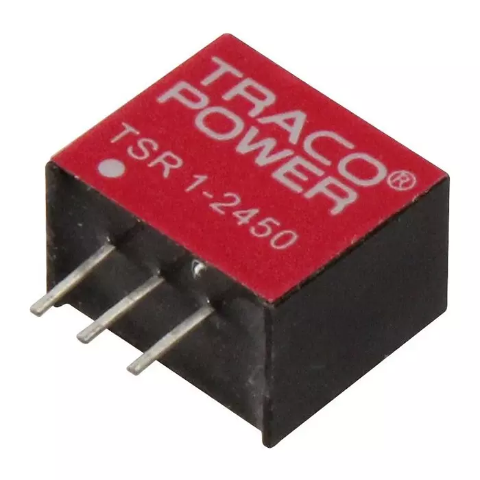 TRACO POWER CONVERTER, DC/DC, 5V, 1A, SIP, TSR 1-2450