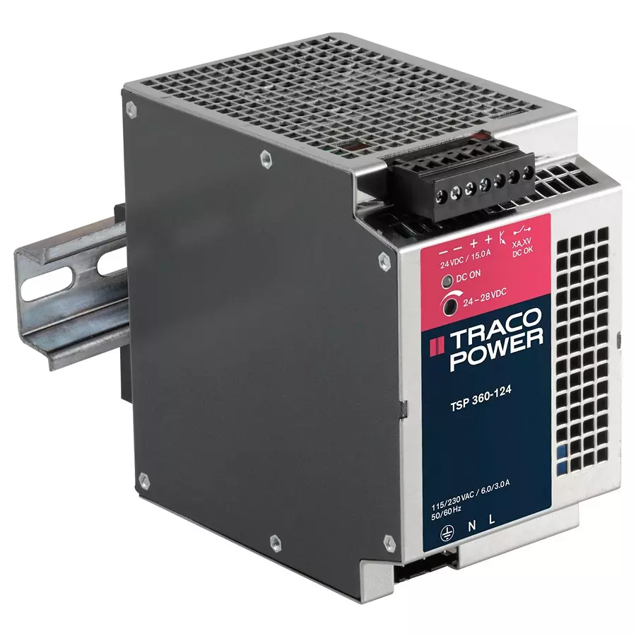 TRACO POWER PSU, METAL, 360W, 48V/7.5A, TSP 360-148