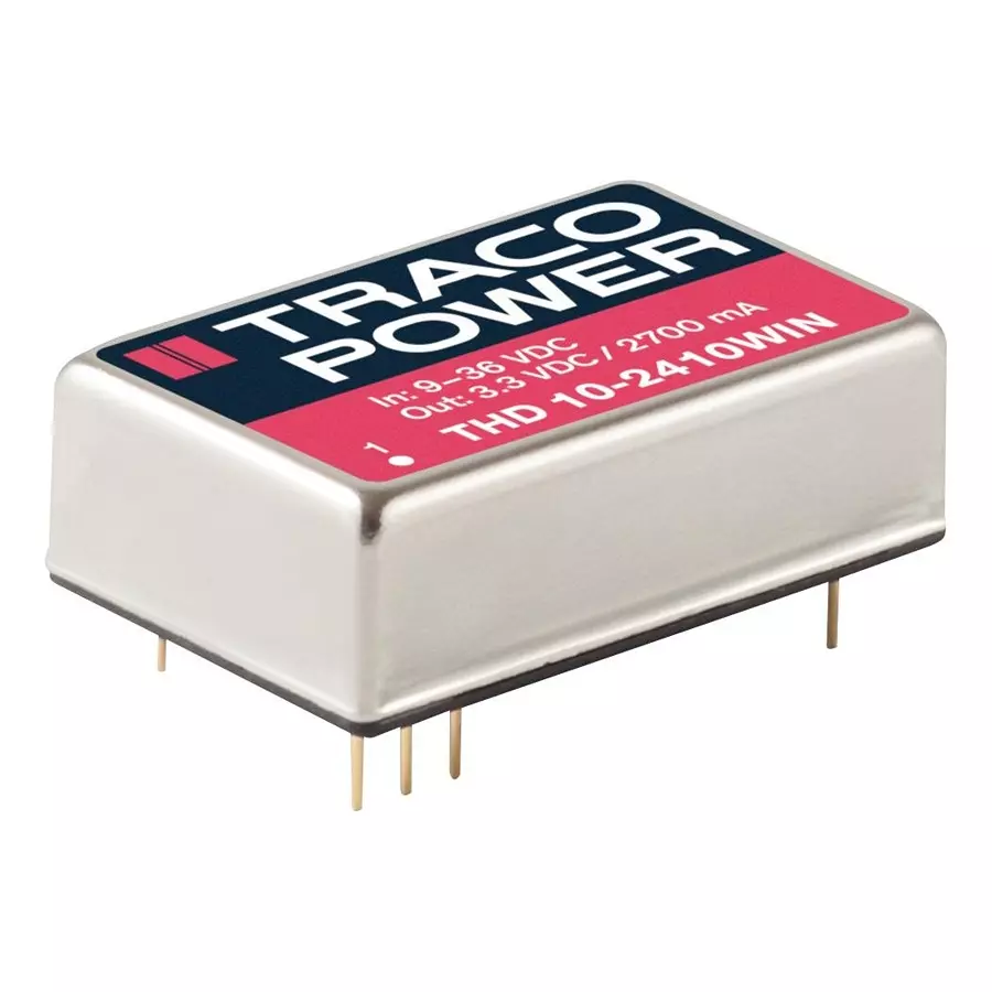 TRACO POWER DC-DC CONVERTER, 5.1V, 2A, THD 10-1211N