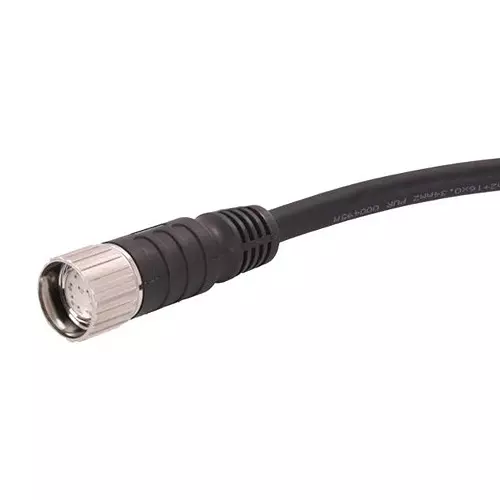 Harting Sensor Cable Assemblies SENSOR CORD, 17P M23 RCPT-FREE END, 5M, 21373500F73050