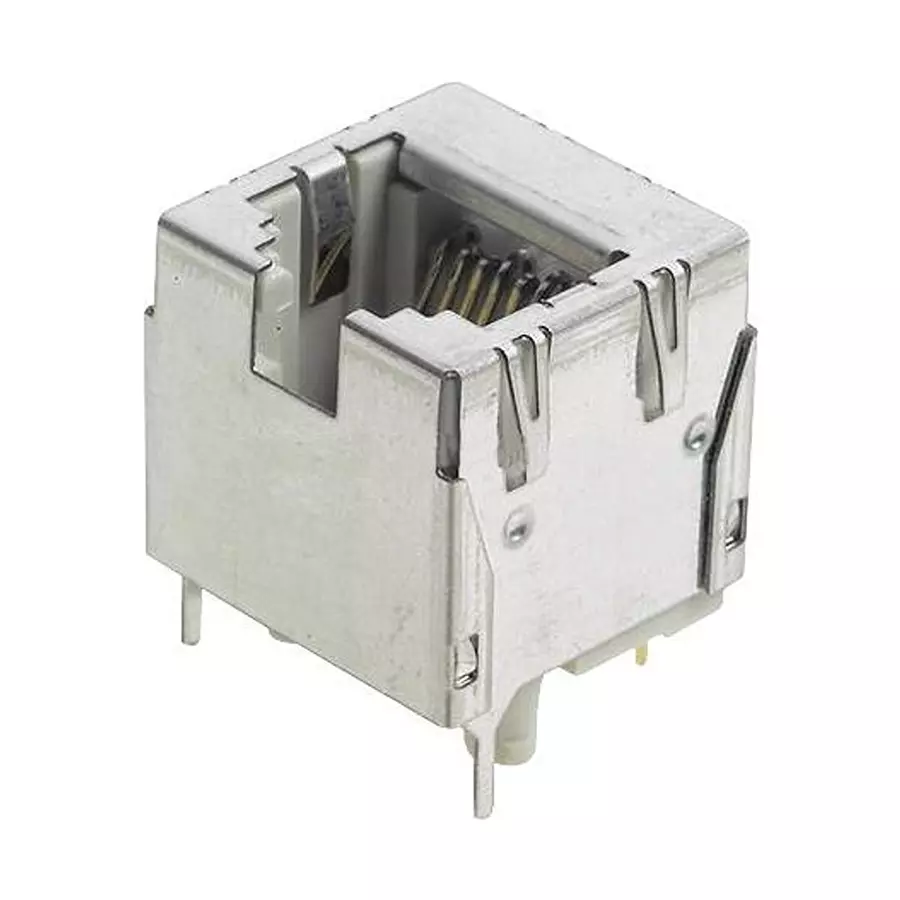 Harting Modular & Ethernet Connectors RJ45 CONNECTOR, JACK, 1PORT, TH, 09350022102