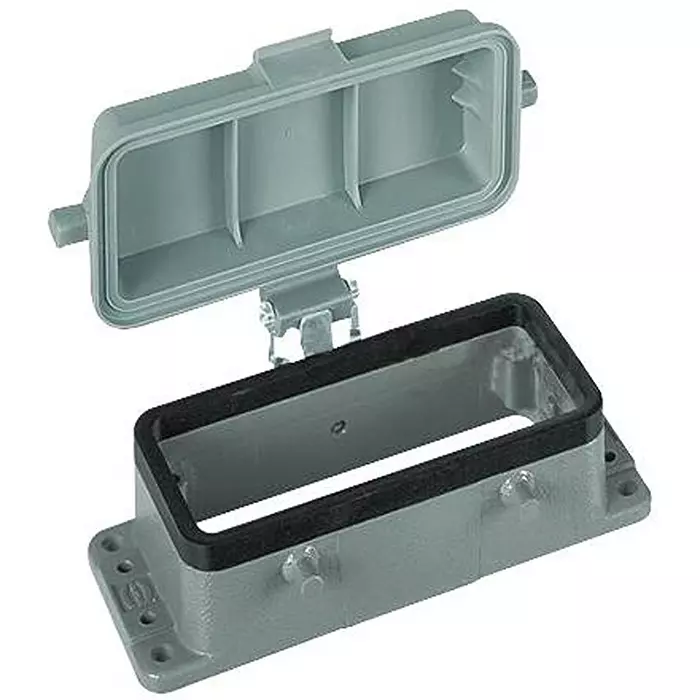 Harting Heavy Duty Hoods / Housings / Bases BULKHEAD HOUSING, SIZE 16B, METAL, 09300160318