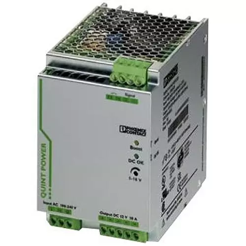 Phoenix Contact AC / DC DIN Rail Mount Power Supplies POWER SUPPLY, AC-DC, MEDICAL, 12V, 20A, QUINT-PS/1AC/12DC/20