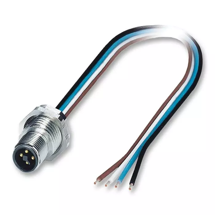 Phoenix Contact Sensor Cable Assemblies SENSOR LEAD, M12 PLUG, 4POS, 1424136