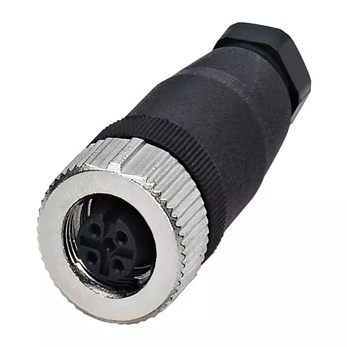Phoenix Contact Sensor Connectors SENSOR CONNECTOR, M12, RCPT, 4POS, 1543029