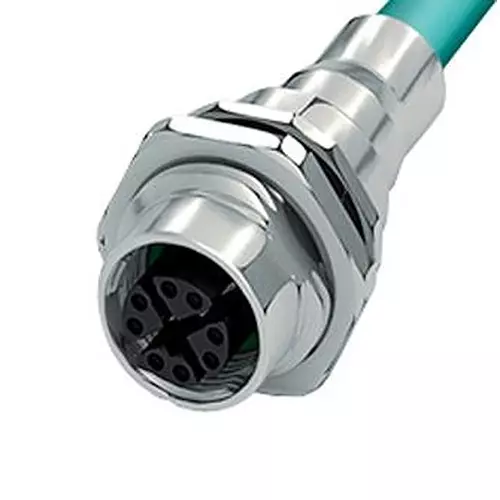 Phoenix Contact Sensor Cable Assemblies SENSOR CORD, 8P, M12 RCPT-FREE END, 0.5M, 1424135