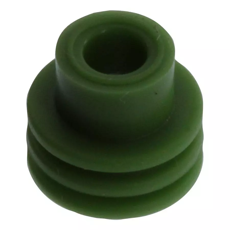 AMP - TE CONNECTIVITY CAVITY PLUG, SILICONE, GREEN, 1719043-1 (Pack 100)