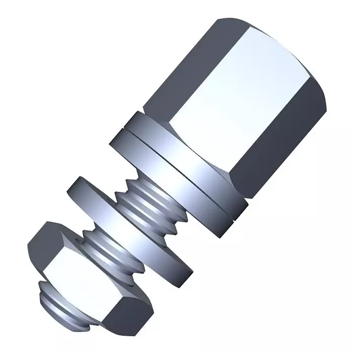 AMP - TE CONNECTIVITY SCREWLOCK, 12.7MM, 4-40 UNC, 5205817-2