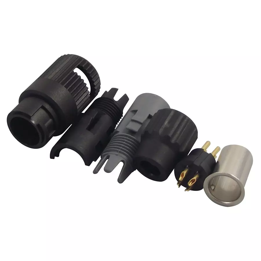 BINDER CIRCULAR CONNECTOR, PLUG, 4 WAY, CABLE, 99 0979 100 04