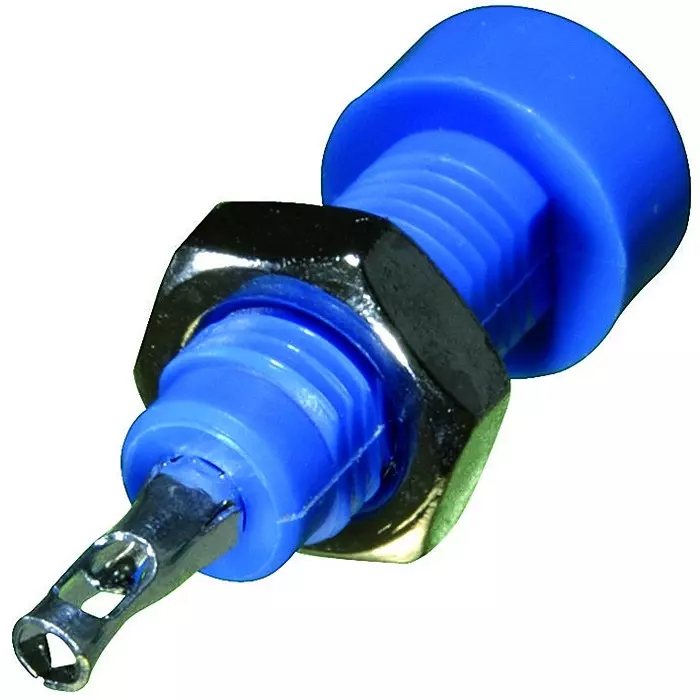 JOHNSON TIP JACK, 5700V, 10A, BLUE, 105-0810-001