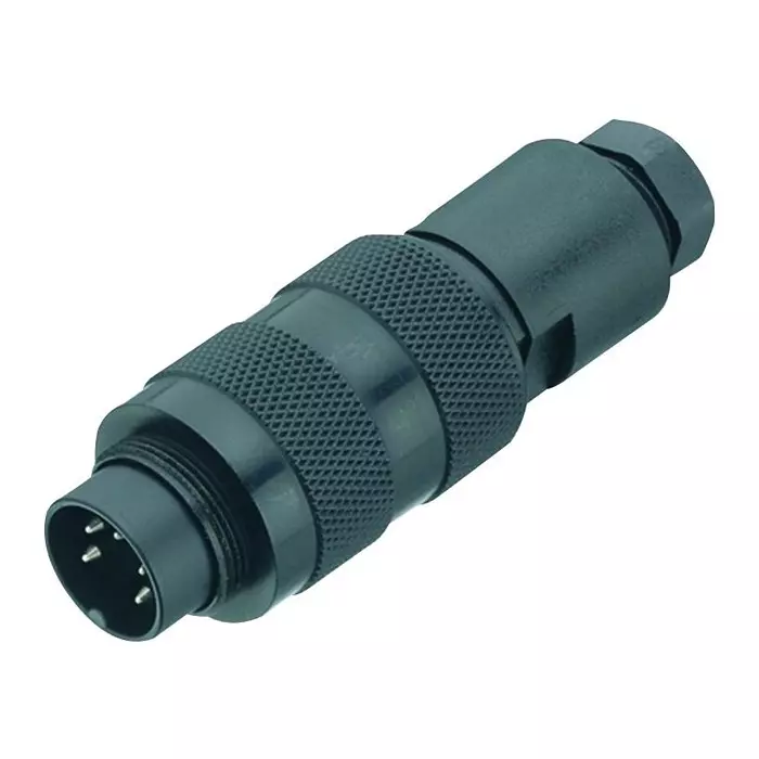 BINDER CIRCULAR CONNECTOR, PLUG, 7POS, CABLE, 09-0125-25-07