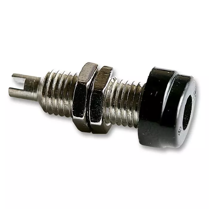 HIRSCHMANN SOCKET, 4MM, BLACK, PK5 , KLEPS 2, 930175100 (Pack of 5)