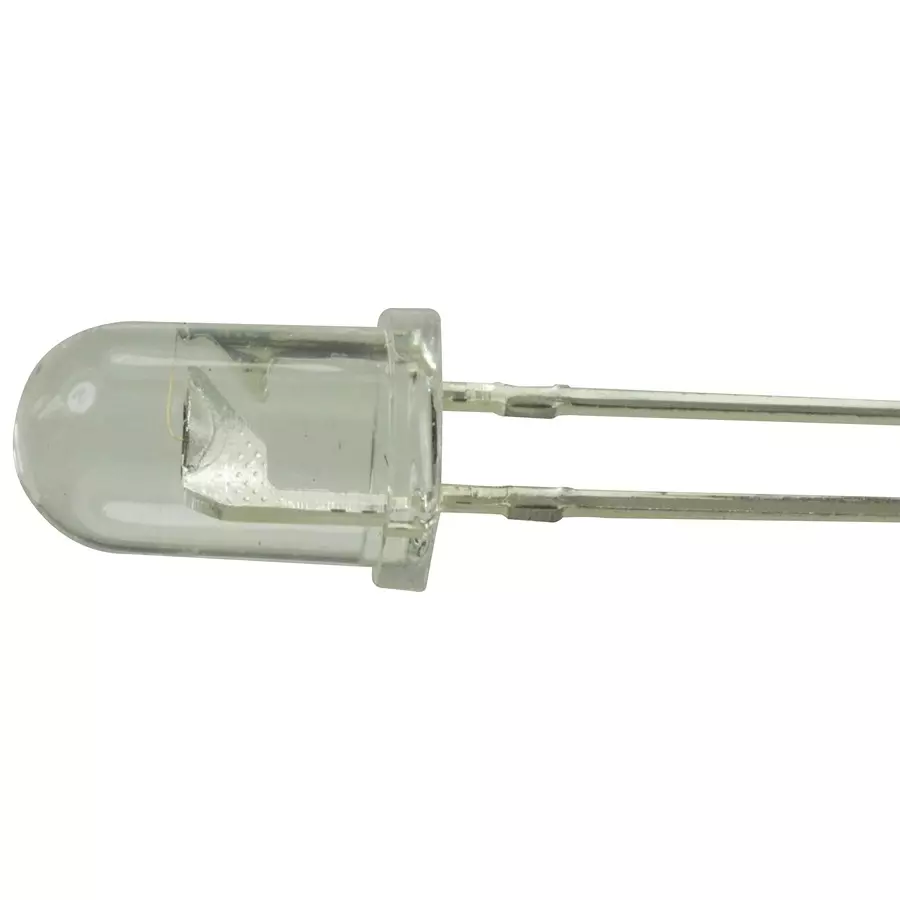 VCC LED, YELLOW, T-1 3/4 (5MM), 380MCD, 590NM, VAOL-5GCE4