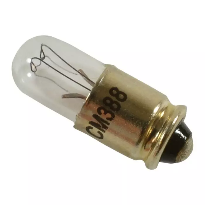VCC LAMP, MIDGET GROOVE, T-1 3/4, 28V, 388