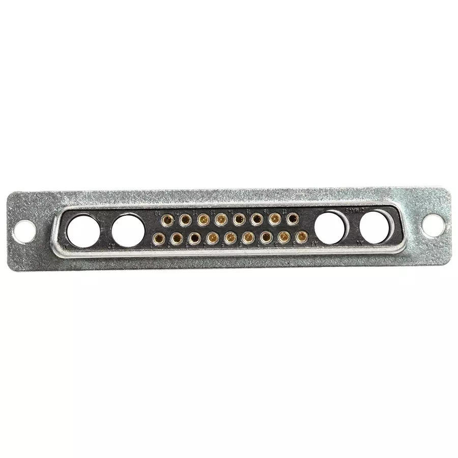 AMPHENOL COMMUNICATIONS SOLUTIONS CONNECTOR, D SUB COMBO, RECEPTACLE, 21 POSITION, L77TWC21WA4S