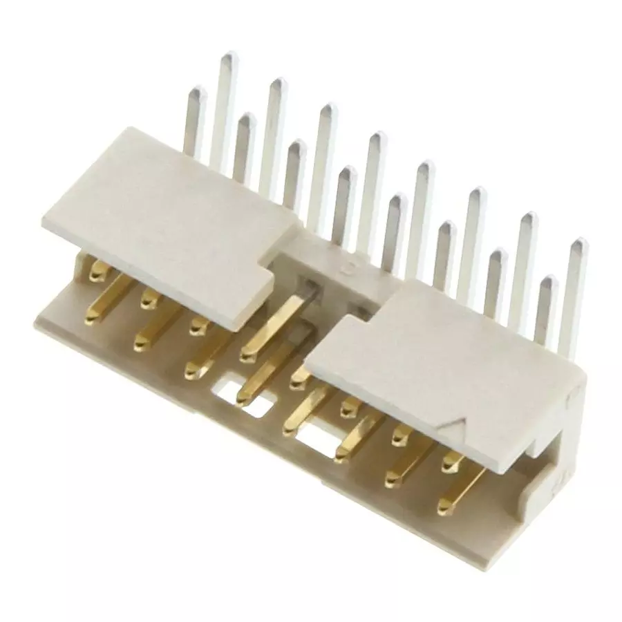 AMPHENOL COMMUNICATIONS SOLUTIONS CONN, R/A HEADER, 16POS, 2ROW, 2MM, 98417-G61-16ULF