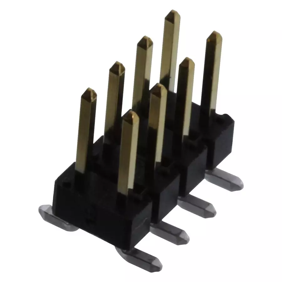 AMPHENOL COMMUNICATIONS SOLUTIONS CONN, HEADER, 8POS, 2ROW, 2.54MM, 54202-S0804LF