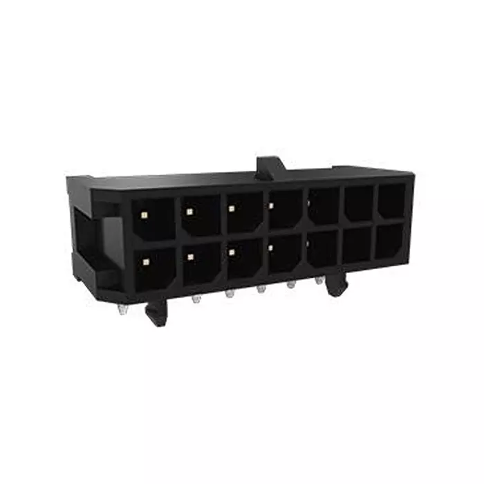 AMPHENOL COMMUNICATIONS SOLUTIONS CONN, R/A HEADER, 12POS, 2ROW, 3MM, 10127720-121LF