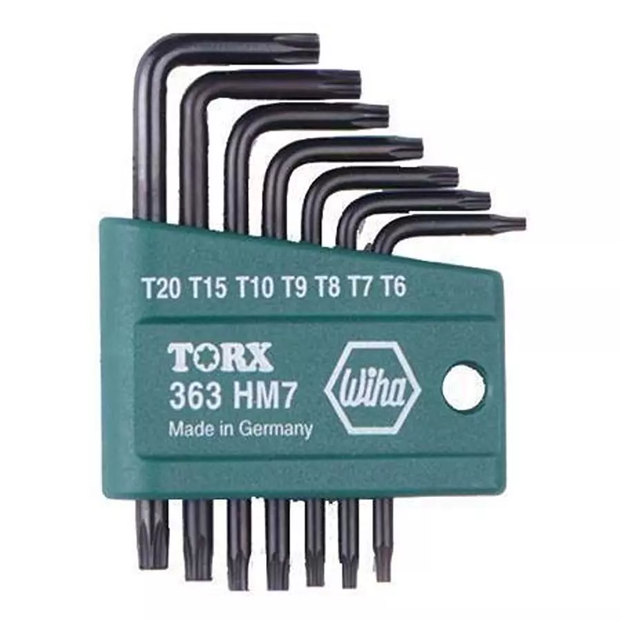 WIHA TOOLS 7 Piece Torx L-Key Set, 36392