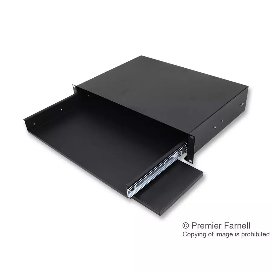 BUD INDUSTRIES KEYBOARD AND MOUSE SHELF, 3.468IN, STEEL, KS1785BT