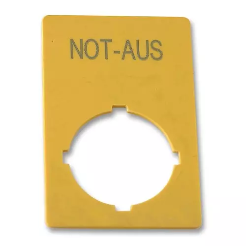 EATON MOELLER LABEL, EMERGENCY STOP, GERMAN, M22-XZK-D99