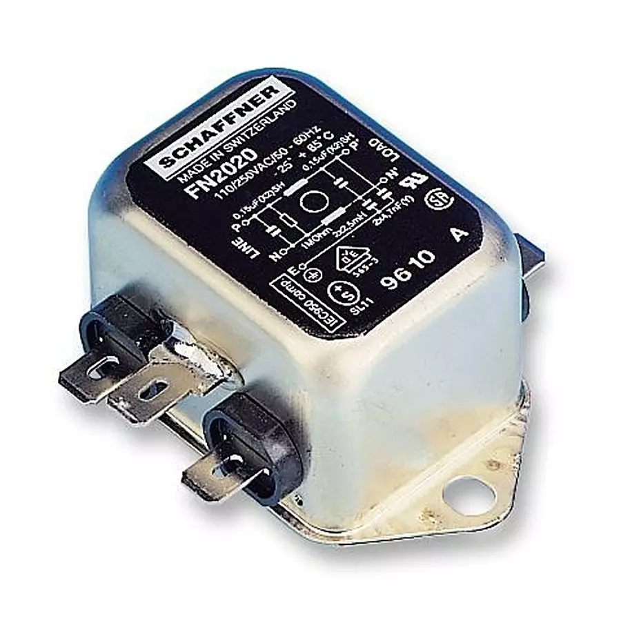 SCHAFFNER - TE CONNECTIVITY FILTER, 10A, 250VAC, CHASSIS, 800606-SF