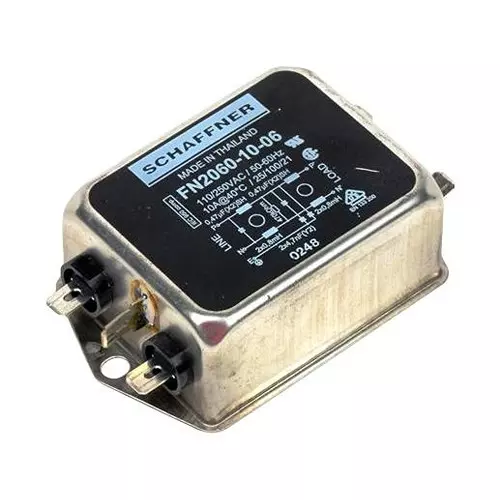 SCHAFFNER - TE CONNECTIVITY FILTER, 11.5A, 250VAC, CHASSIS, FN2060-10-06