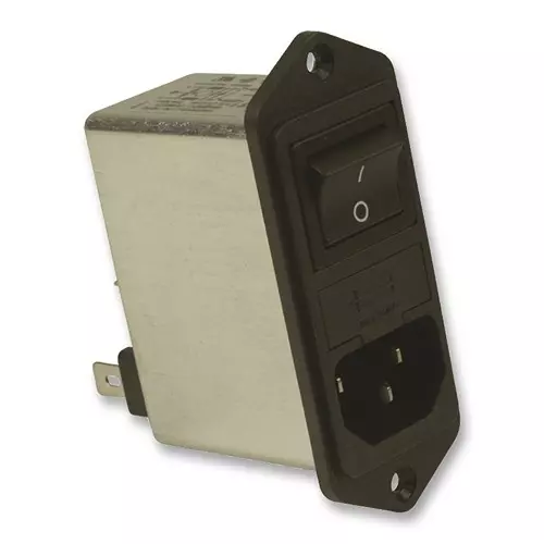 SCHAFFNER - TE CONNECTIVITY INLET FILTER, IEC, FN280, 10A, 801402-SF