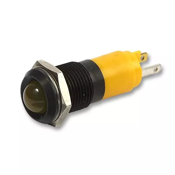 CML INNOVATIVE TECHNOLOGIES LED INDICATOR, 24V, YELLOW, 19211352