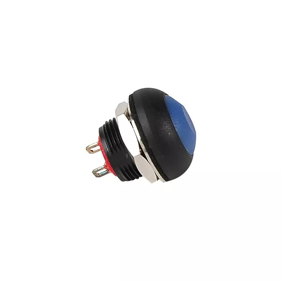 PHILMORE Pushbutton Switch, Miniature, Spst, Blu, 30-12636