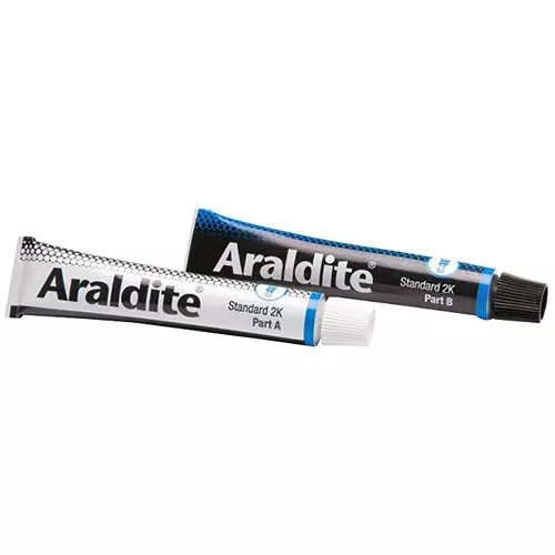 Araldite Adhesive, Epoxy-2, 15Ml, Yellow, Tube, ARA400001 (Pack of 2)