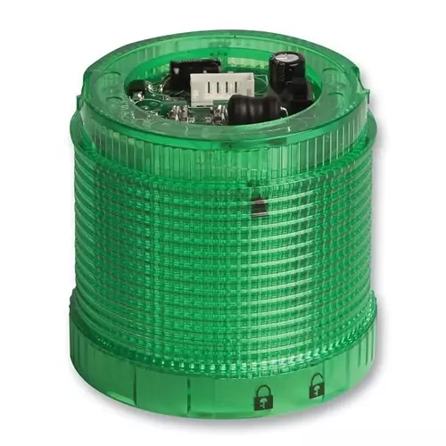 DELTA DESIGN Led Module, 70Mm, Dc24V, Grn, DIS7222