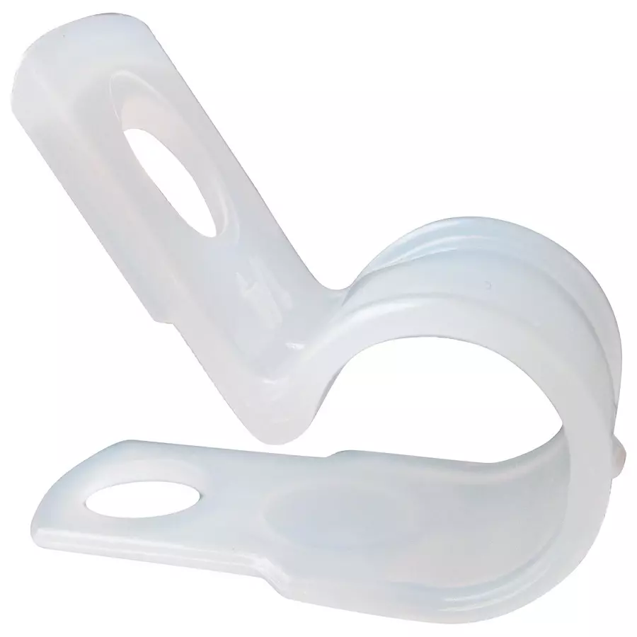 GARDNER BENDER Cable Clamp, Pp, 6.35Mm, Natural, PPC-1525 (Pack of 18)