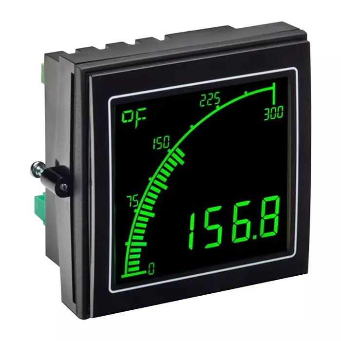 TRUMETER Temp Meter, 4Digit, 12Mm, Negative Lcd, APM-TEMP-ANO.