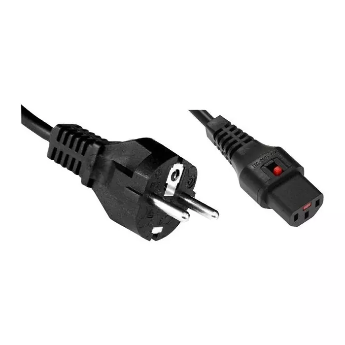 MEGA ELECTRONICS Power Cord, Cee 7/7 Plug-60320 C13, 6.6 , 199-L2