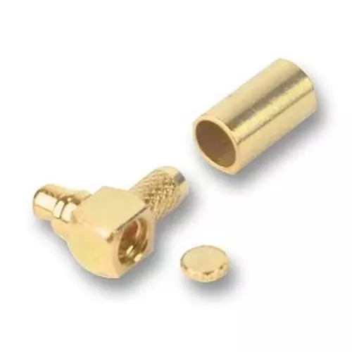 GREENPAR - TE CONNECTIVITY Rf Coaxial, Mmcx, R/A Plug, 50Ohm, 1-1634002-0