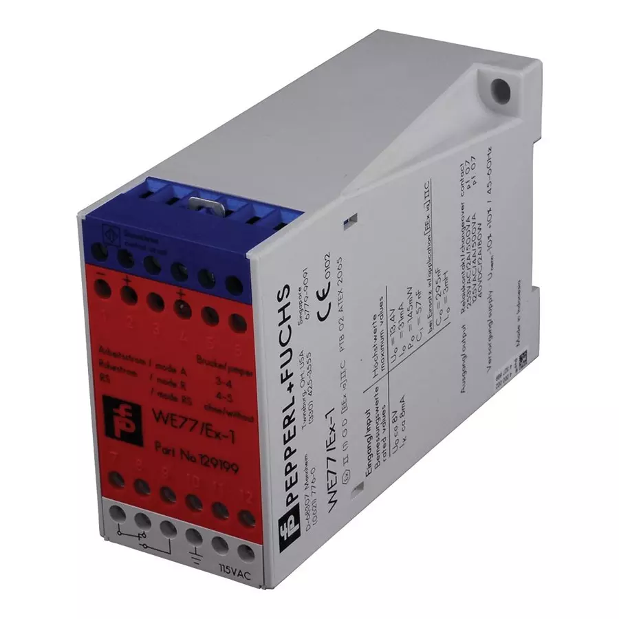 PEPPERL+FUCHS PA Isolator Switch, WE77/EX-1 115V