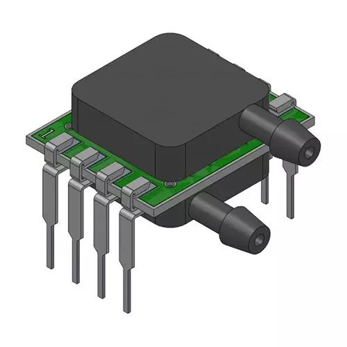 AMPHENOL ALL SENSORS PRESSURE SENSOR, 1IN-H2O, DIFF, I2C, DLVR-L01D-E1ND-I-NI3F