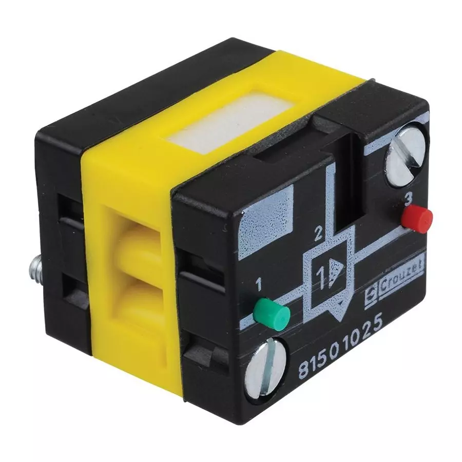 CROUZET LOGIC ELEMENT, 8BAR, PNEUMATIC, 81501025