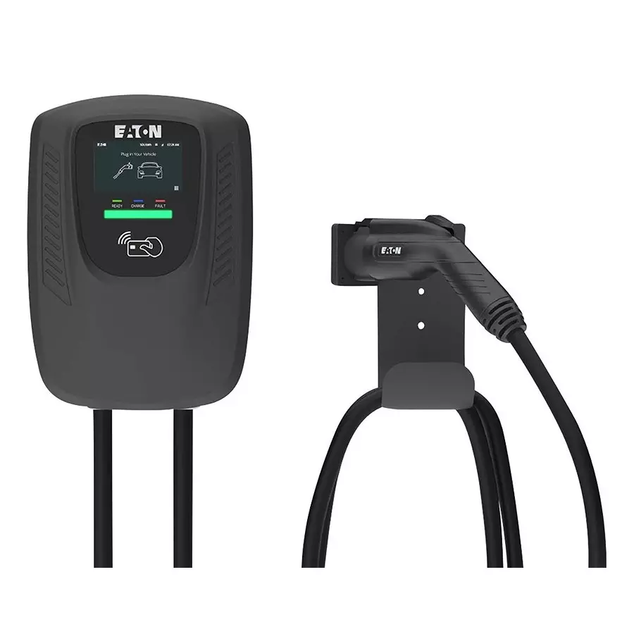 EATON EV CHARGING STATION, 9.6KW, 240VAC, 25 , GMEV40CMC1B-WC