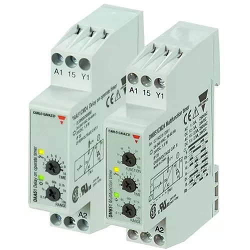 CARLO GAVAZZI TIME DELAY RELAY, SPDT, 100H, 240VAC/DC, DAA51CM24..